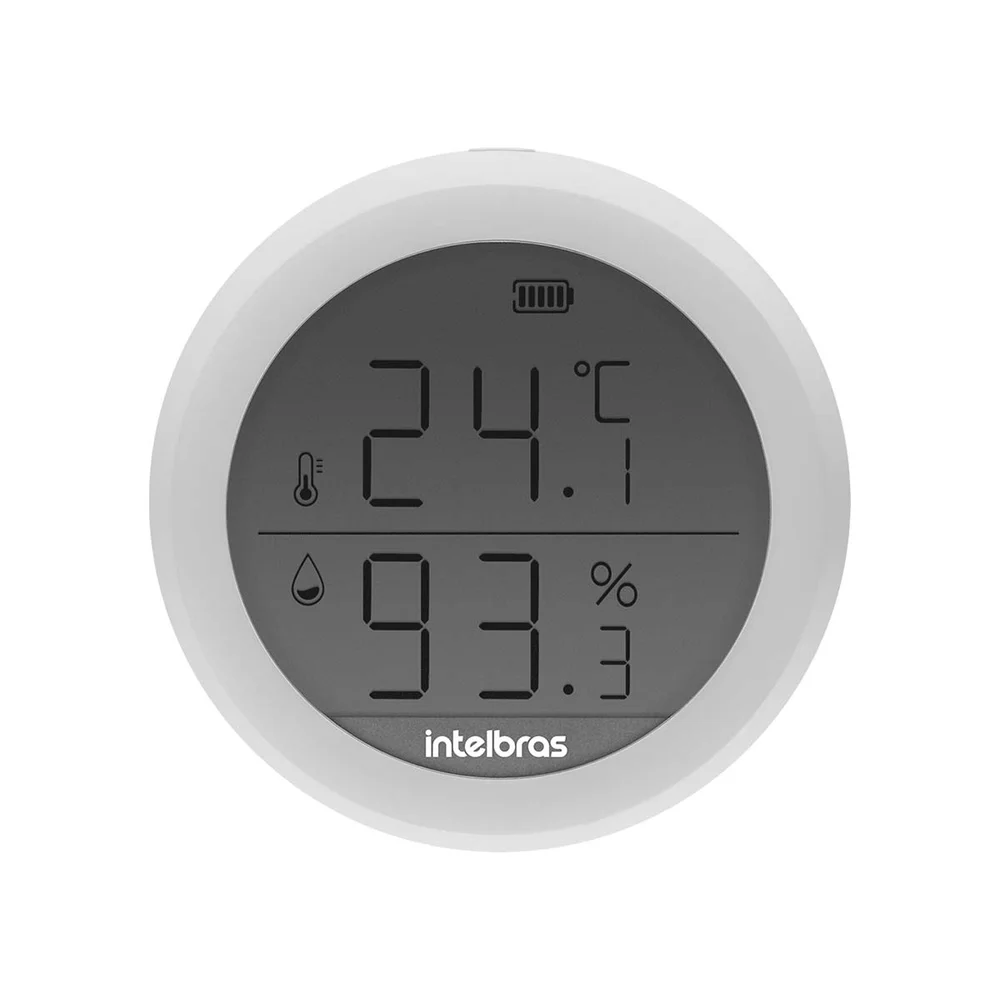 Sensor De Temperatura E Umidade Intelbras Smart, Display Integrado - IST 1001