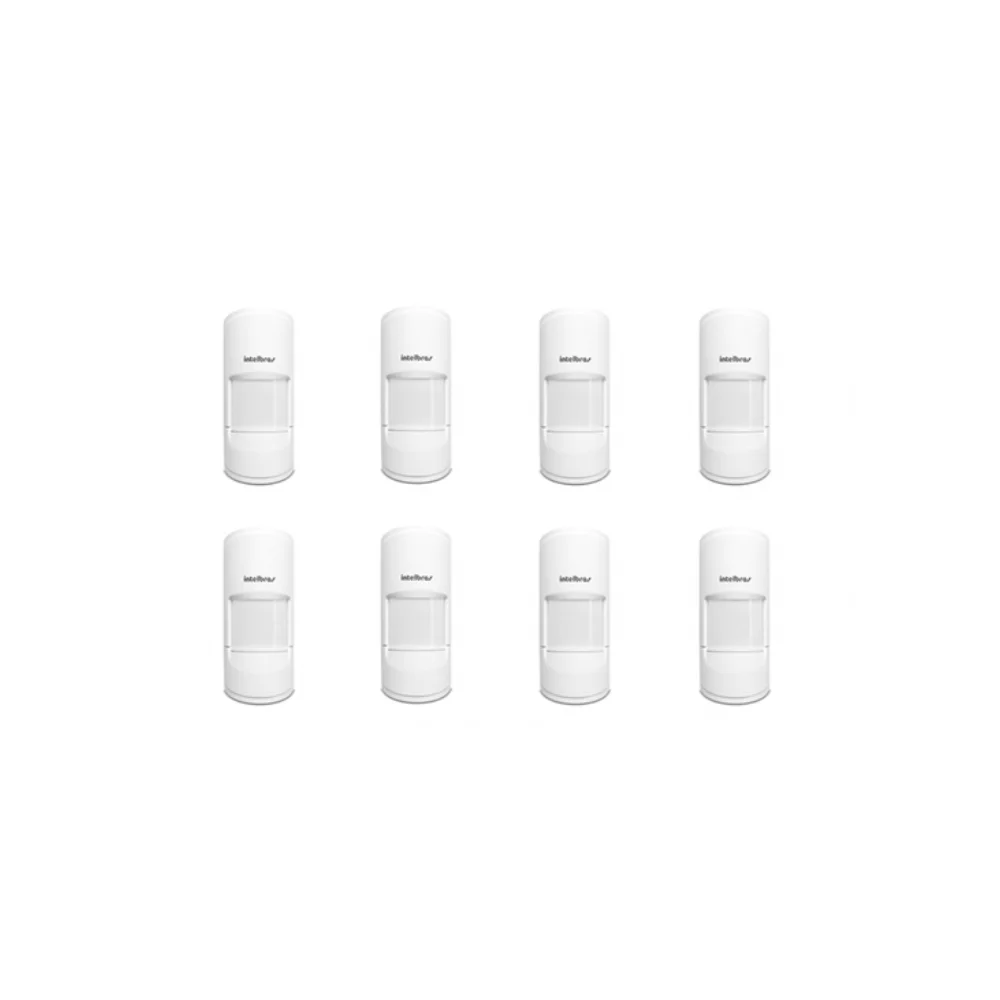 Kit 8 Sensores Passivo Sem Fio Ivp 4101 Pet Smart Intelbras