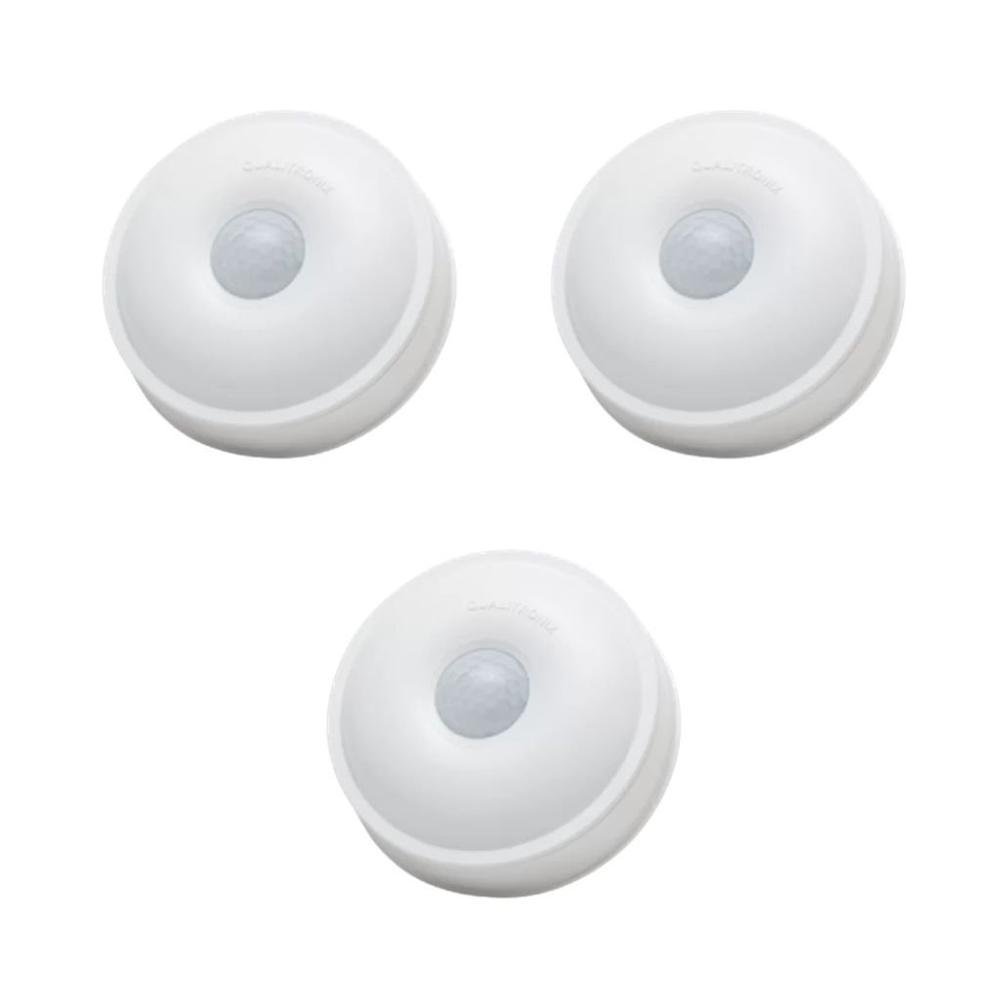 Kit 3x Sensor De Presença De Teto Qualitronix, Lente 360º, 6 Funções - Qa19m