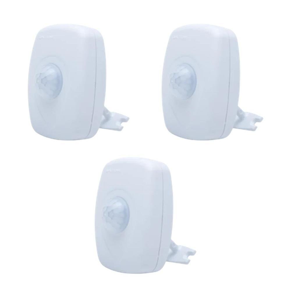 Kit 3x Sensor De Presença de Sobrepor, Lente 360º, 6 Funções - Qa23m