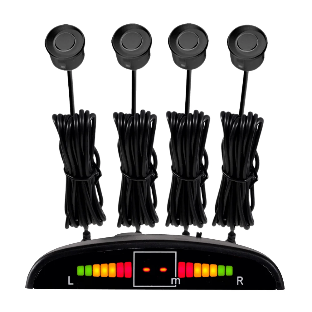 Sensor De Estacionamento Roadstar Rs304br - Preto Fosco