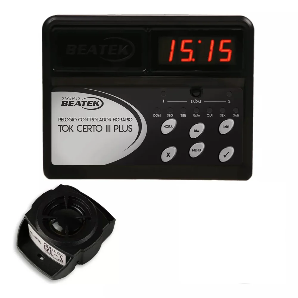 Acionador Tok Lll + 1 Multitok Bt-7 Pequenas Escolas Creche