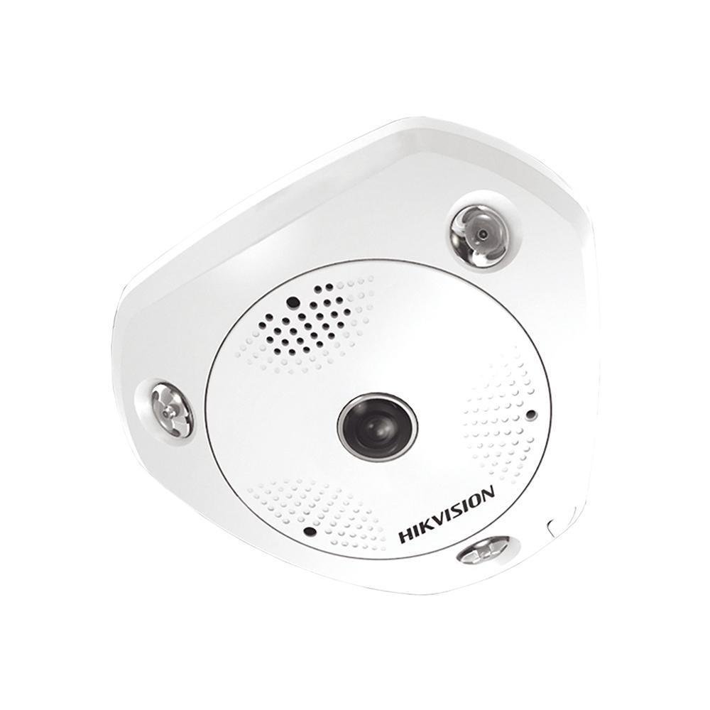 Camera Ip Fisheye 12mp 1.29mm Deep Learning 5 Analiticos,Mapeamento E Contagem - Ds-2cd63c5g0-is