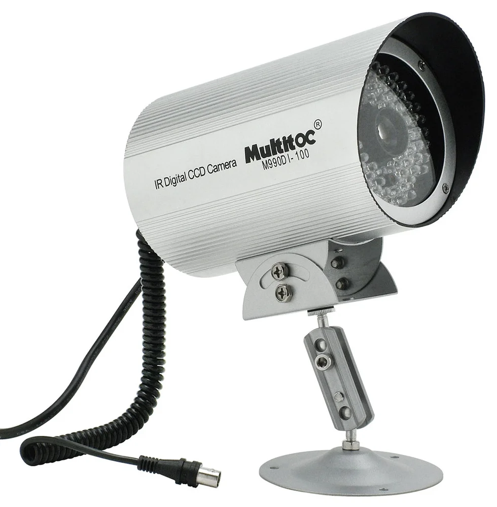 Camera Multitoc Ccd Color Ir100 1/ 3 Sharp 420 Linhas 100mts