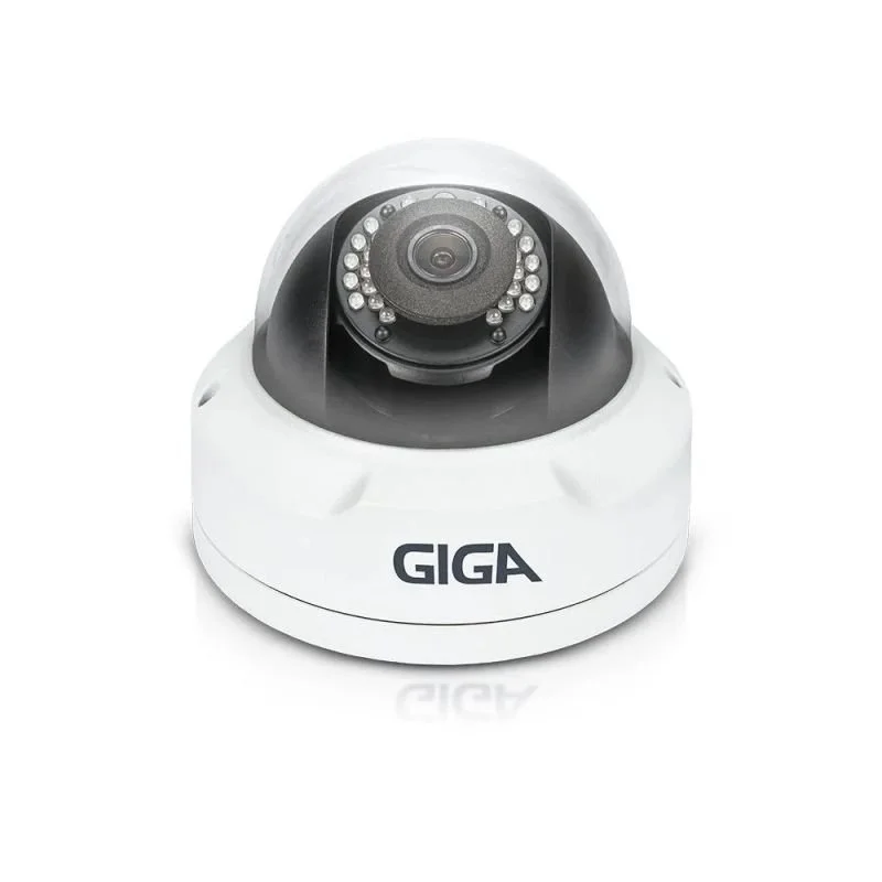 Câmera Giga Gs0119 Ip Prime Dome 4mp Ultra Wdr Ir 30m Ip66 4.0mp  1440p 2.8mm Metal
