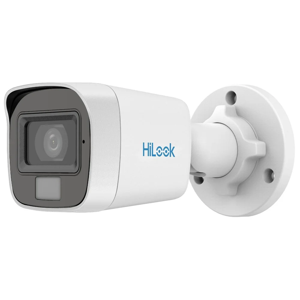 Câmera Mini Bullet 2mp Híbrida Com Áudio E Ir 20m