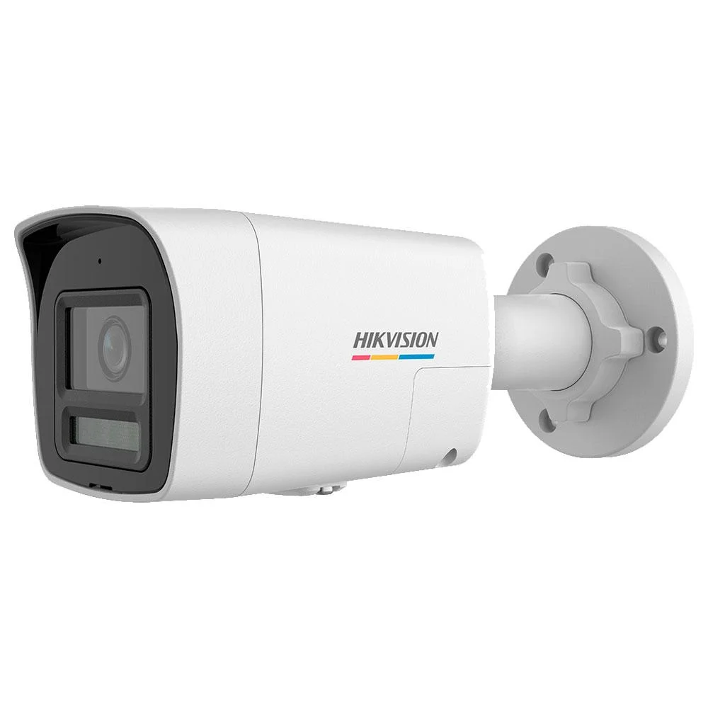 Câmera Hikvision Ip Live Guard Colorvu 2mp Full Hd Bullet 2.8mm Luz Branca 30m Mic Embutido Slot Microsd Ip67 Ds-2cd1027g2h-liuf/srb