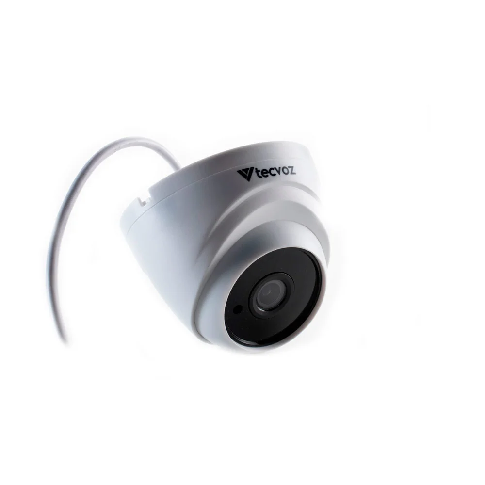 Câmera Dome Tecvoz  4 em 1, 2MP 1080p, Lente 2.8mm, IR, 25 Metros -  Zdm-228p