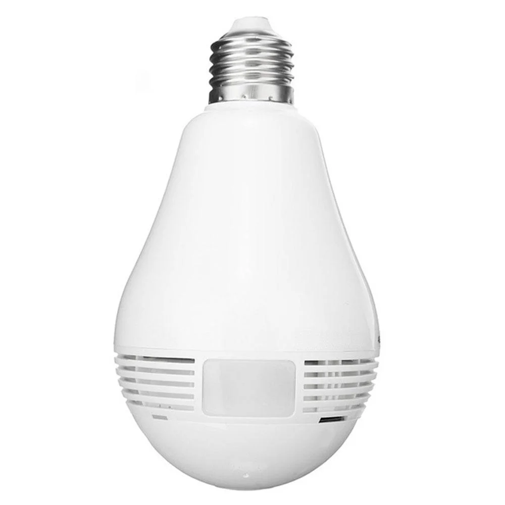 Câmera Ip Lâmpada LED 360 Vr-c9-c Vr Cam Espiã Infra Noturna