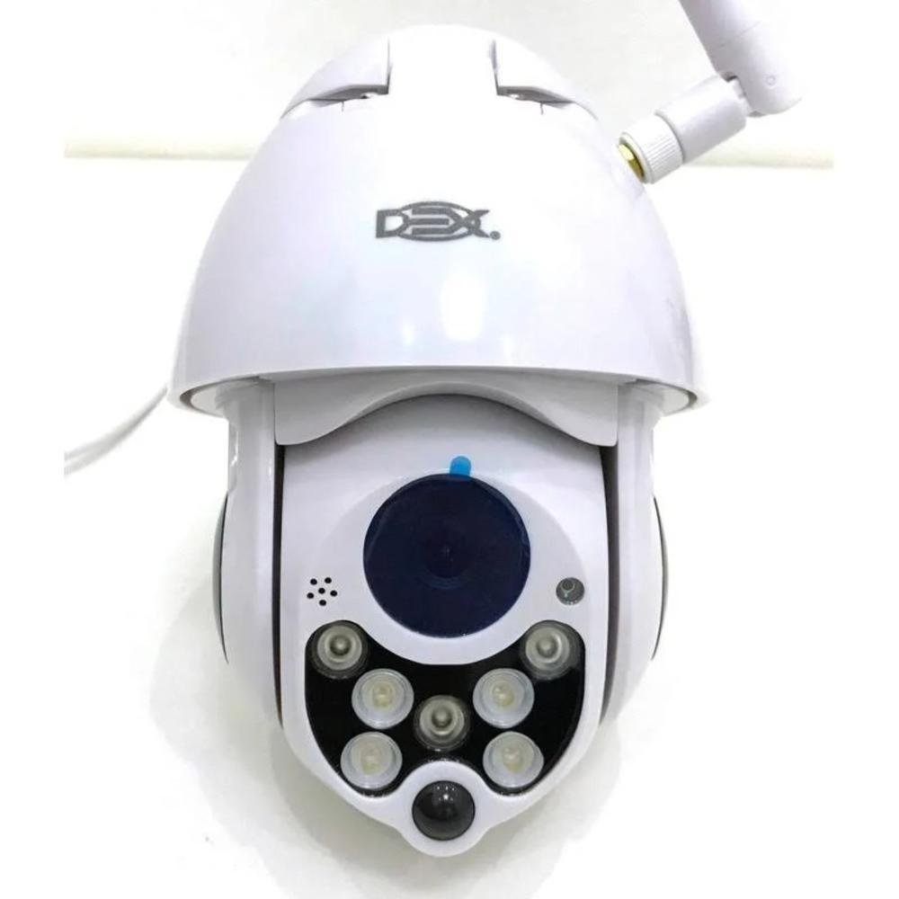 Câmera Ip Hd Externa Speed Dome Zoom 4x Wifi Prova De Água Dx-w5