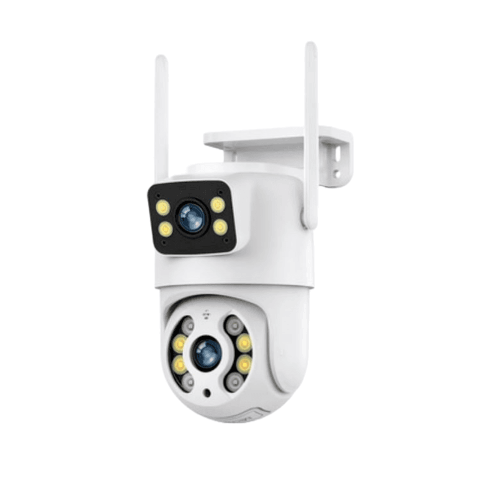 Câmera Wifi Ip Full Hd Externa A Prova D'água Lente Dupla