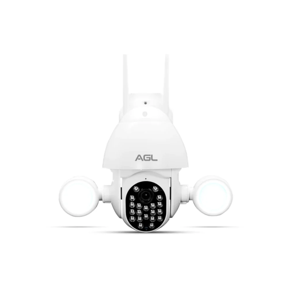 Câmera De Segurança Ip Wi-fi 5mp Inteligente Com Áudio E Iluminação Agl