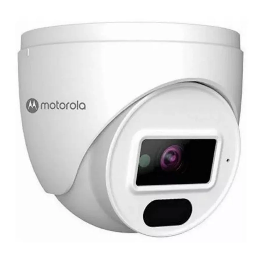 Câmera Motorola Ip Bullet Plástica/metal 2mp Full Color, H.265, Lente 2.8 Mm, 3 Analíticos, LED 20 M, Ip67, Poe - Mfidh022702
