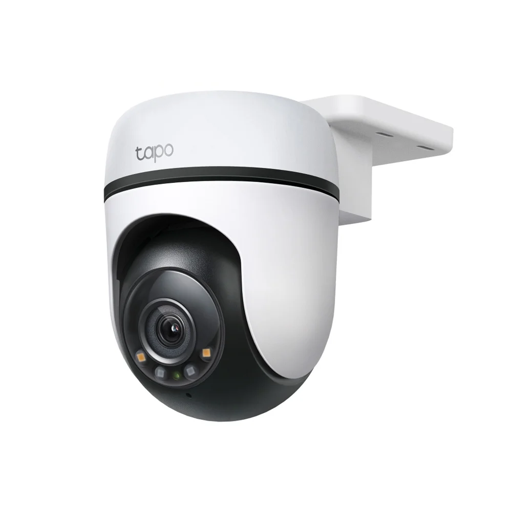 Camera De Segurança Externa  Wi-fi 360? Pan Tilt Tp-link Full Hd Com  Visão Noturna Branco Tapo Tc40