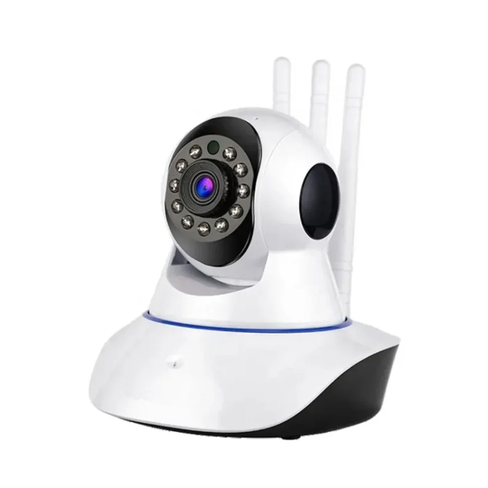 Camera Ip Wifi 3 Antenas App Yoosee Onvif Full Hd P2p 360º