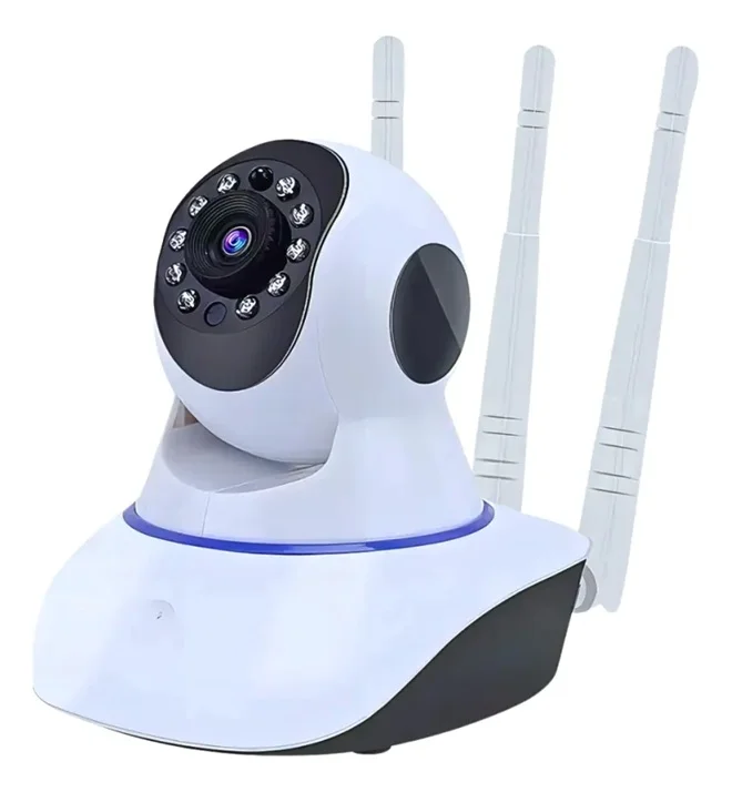 Câmera De Segurança E Babá Eletrônica Wifi Kapbom Kap-s069