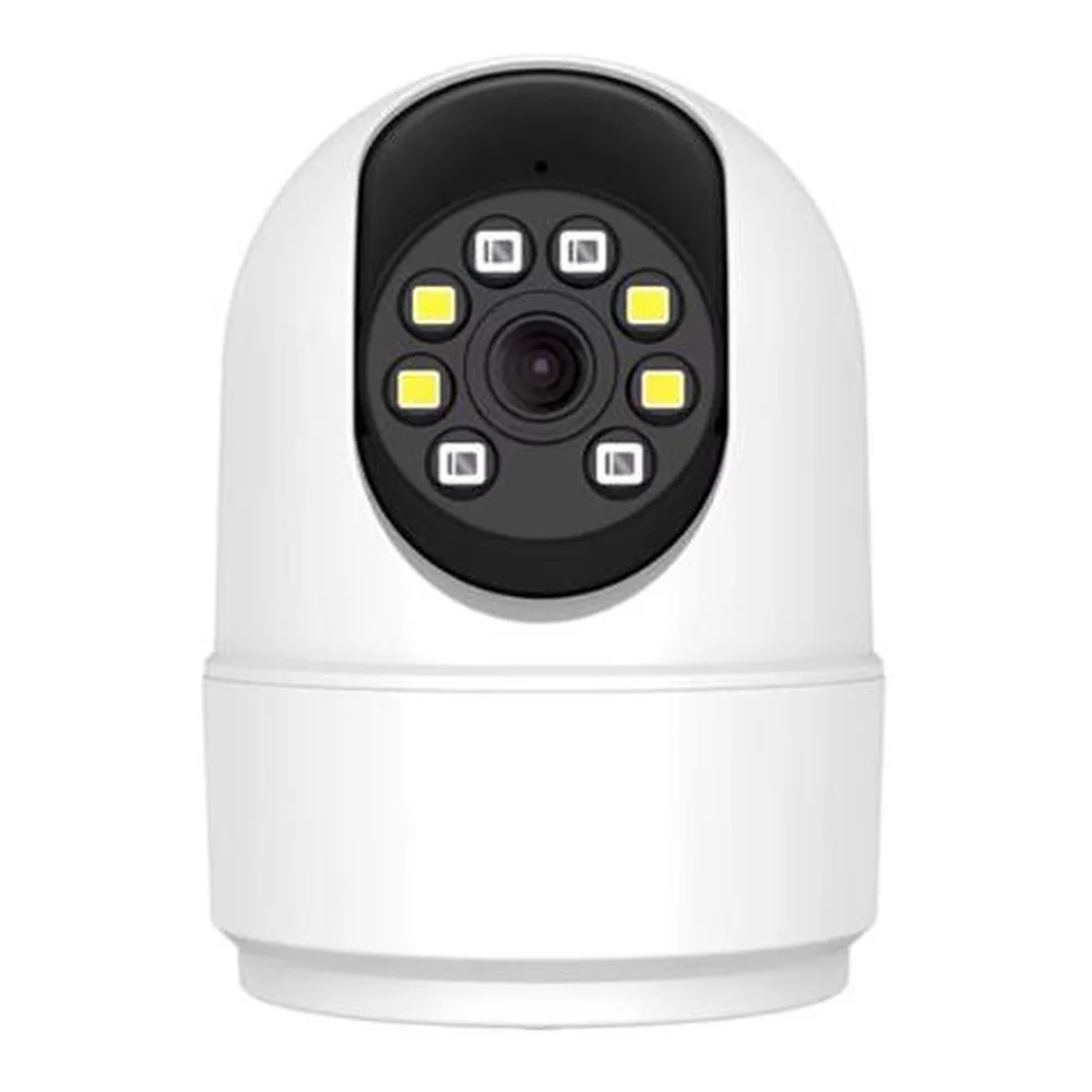 Câmera De Segurança Wi-fi 6 Pt 360°, Visão Noturna Colorida, Detecção De Pessoas, Áudio Bidirecional E Alerta Em Tempo Real