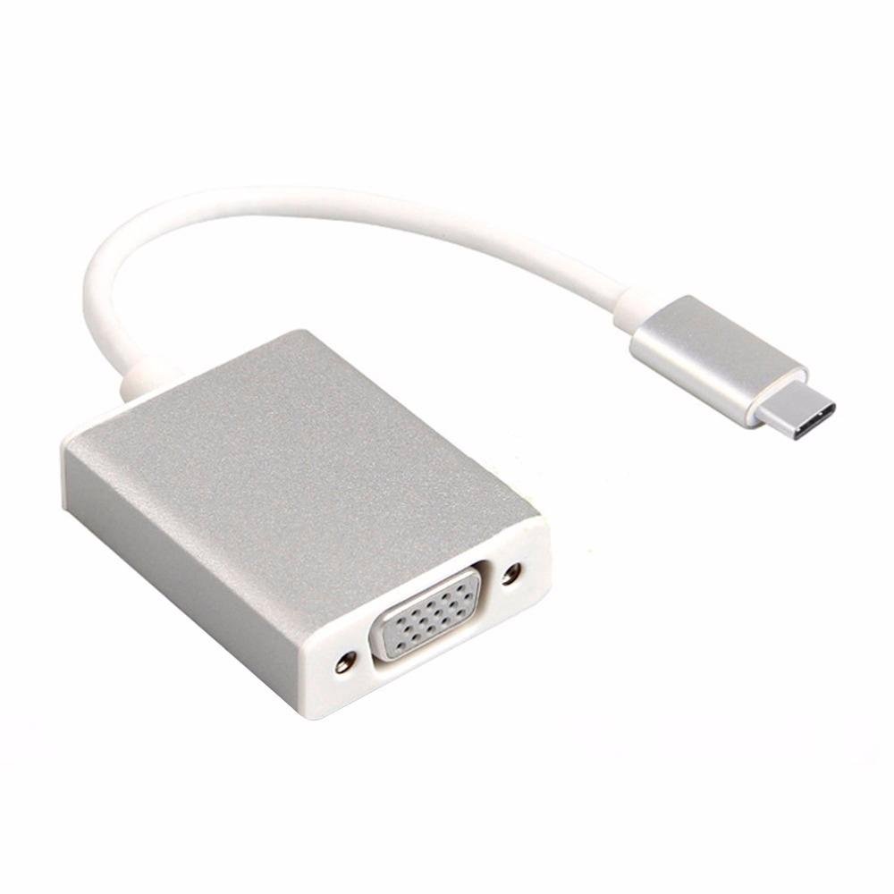 Adaptador USB-C para VGA, MD9, Alumínio - 7749