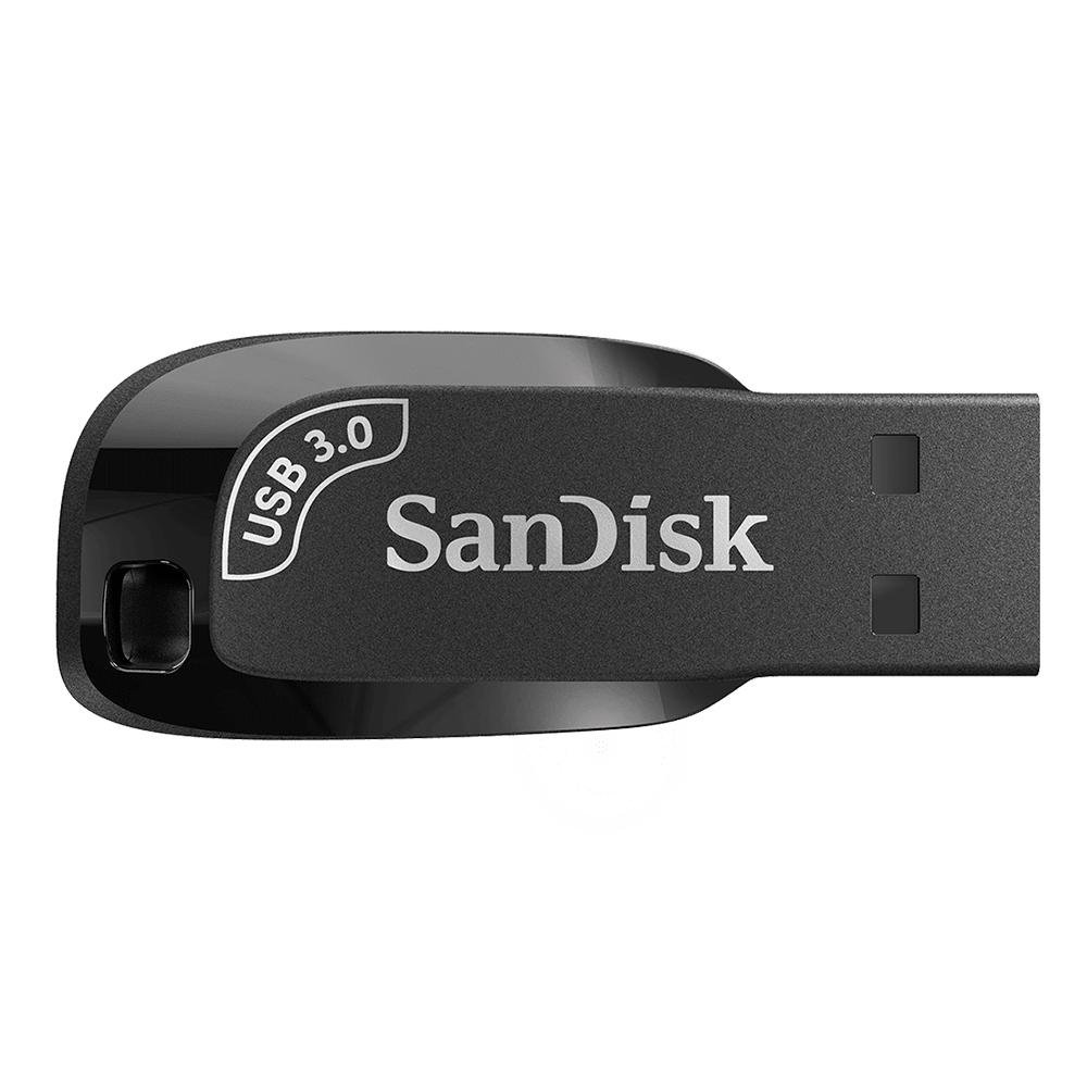 Pen Drive 128GB SanDisk Ultra Shift, USB 3.0, Preto - SDCZ410-128G-G46