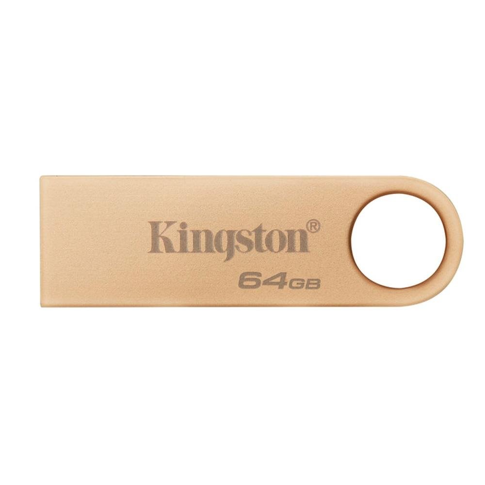 Pen Drive 64GB Kingston DataTraveler SE9 G3, USB 3.2 Gen 1, Leitura de 220MB/s, Metal - DTSE9G3/64GB