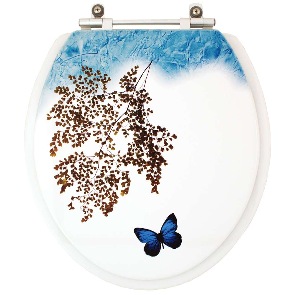 Assento Sanitario Decorado Borboleta Izy Para Vaso Deca