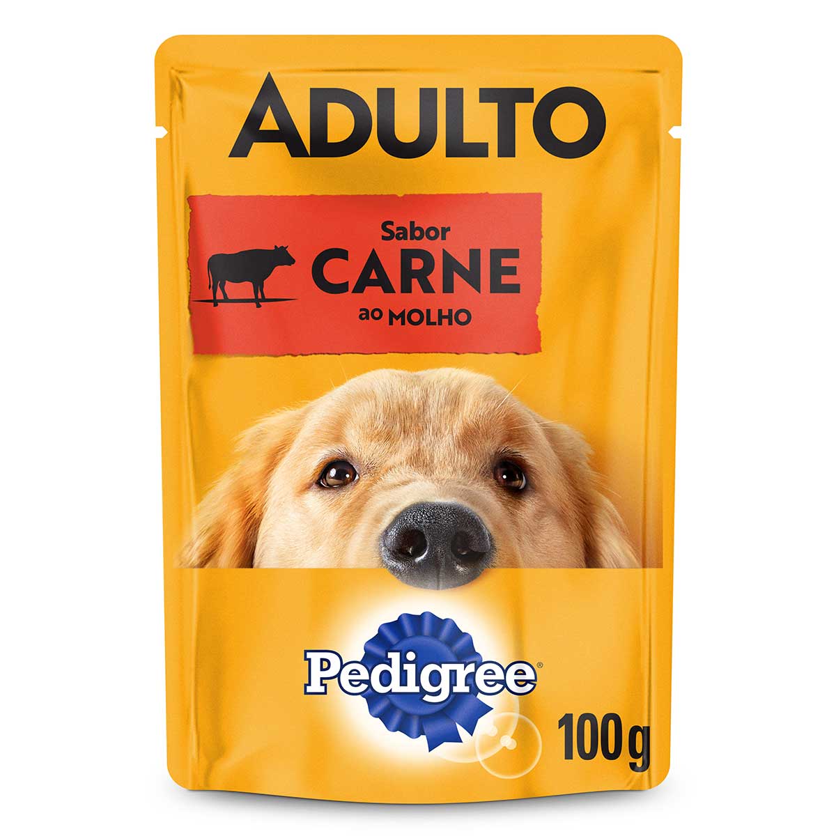 Ração Úmida Pedigree Sachê Carne ao Molho para Cães Adultos 100 g