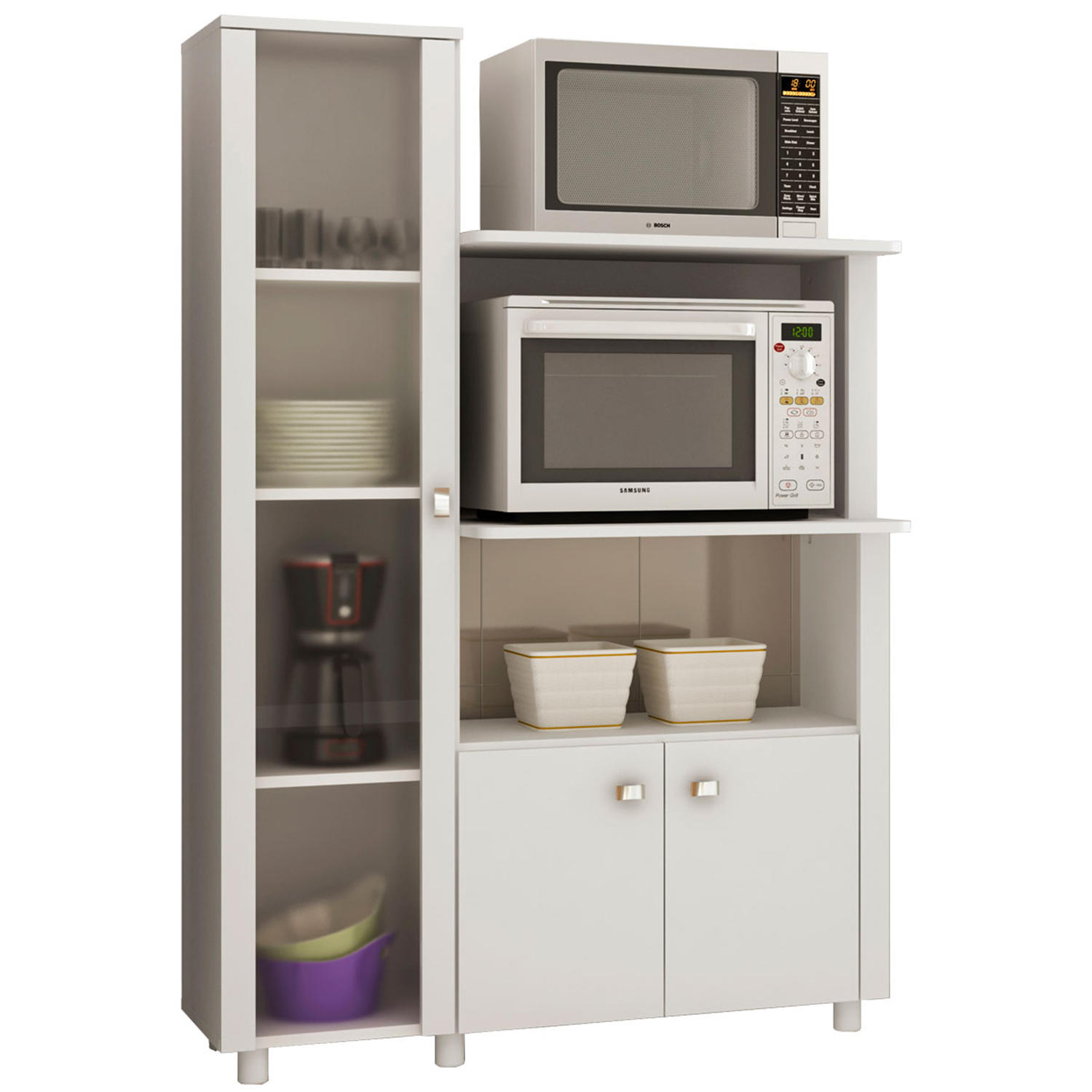 Balcão Multiuso Tecno Mobili BL3304 Branco