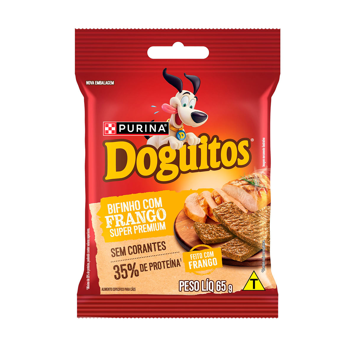 Petisco para Cachorro Purina Doguitos Frango 65g
