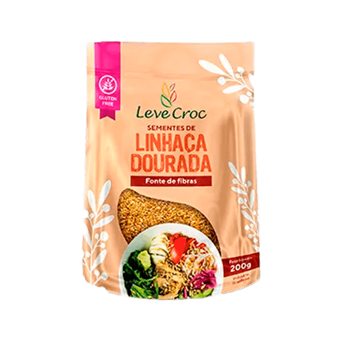 Linhaça Dourada Sem Glúten Leve Crock 200g