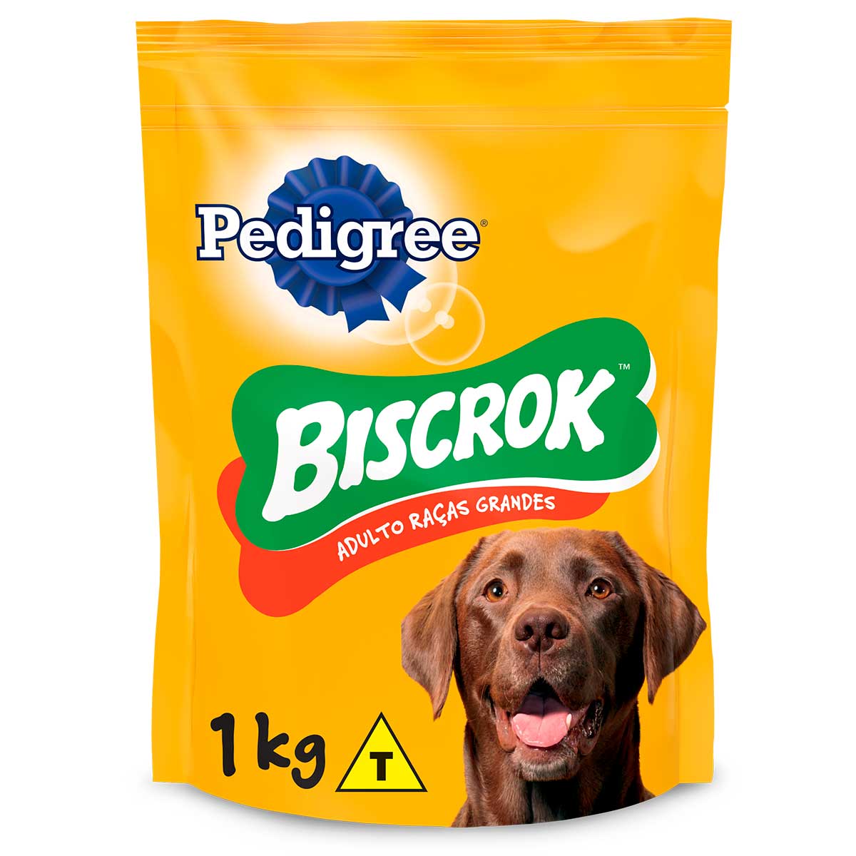 Biscoito Pedigree Biscrok para Cães Adultos Raças Grandes 1 Kg