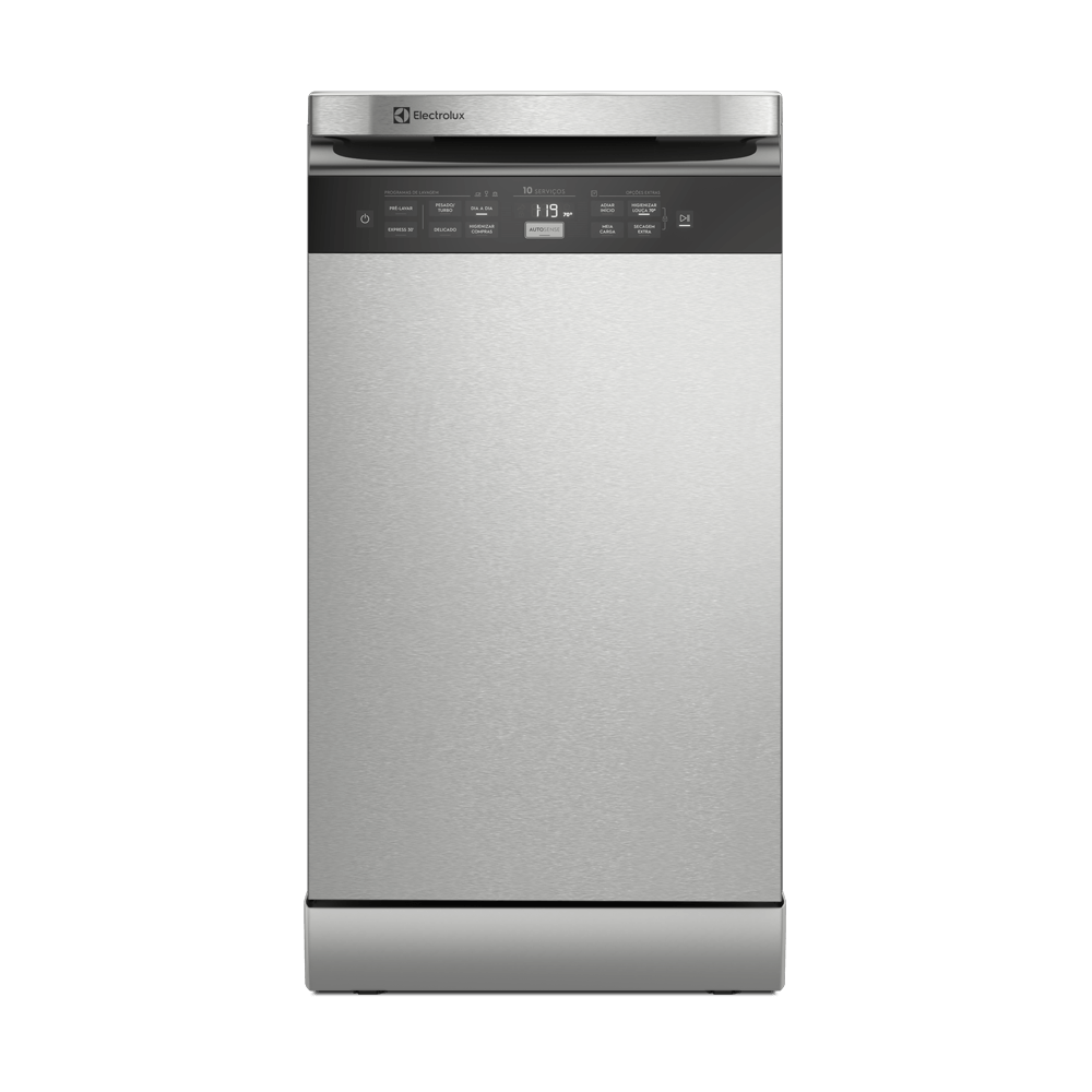 Lava-Louças Electrolux 10 Serviços Inox com Função Higienizar Compras (LL10X) 220V