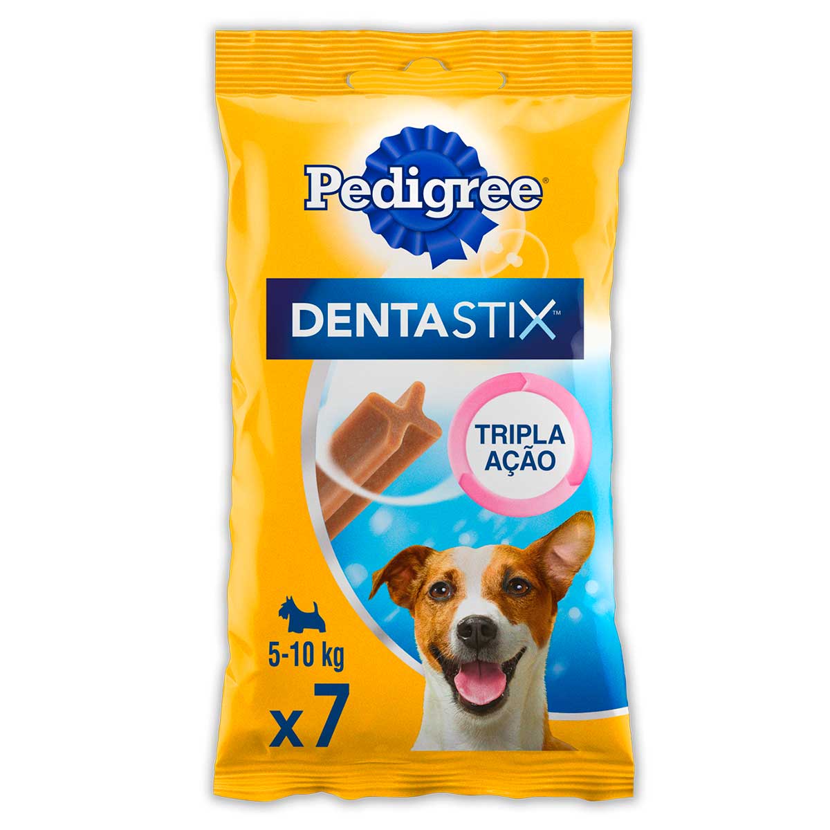 Petisco Pedigree Dentastix Cuidado Oral Para Cães Adultos Raças Pequenas 7 Sticks