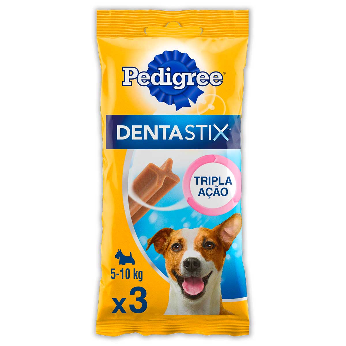 Petisco Pedigree Dentastix Cuidado Oral Para Cães Adultos Raças Pequenas 3 Sticks