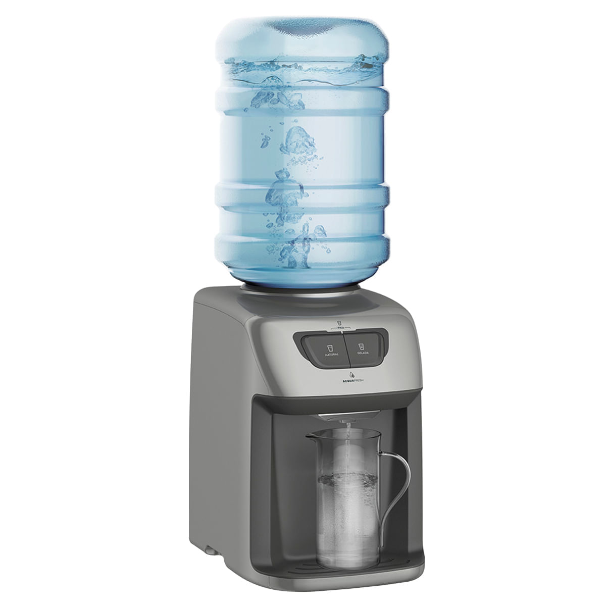 Bebedouro de Garrafão Electrolux BE11X Água Gelada, Natural e Fria 20 Litros Prata Bivolt