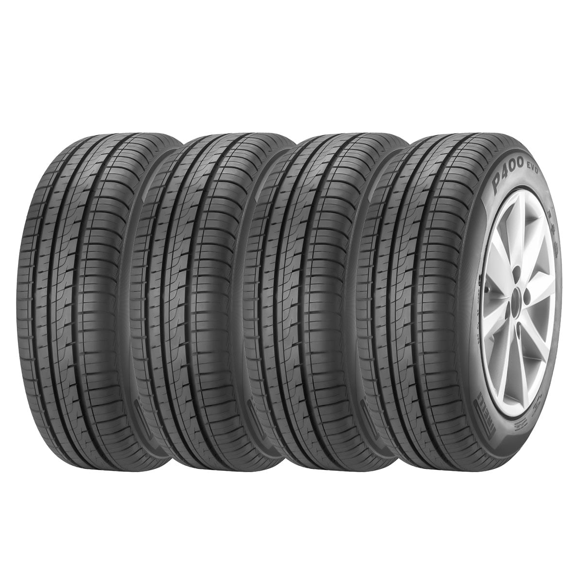 Kit 4 Pneus Aro 14 175/70R14 Pirelli P400 EVO