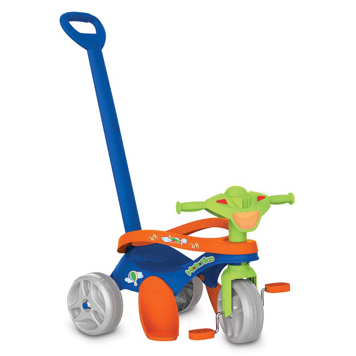 Triciclo Mototico Passeio & Pedal Azul