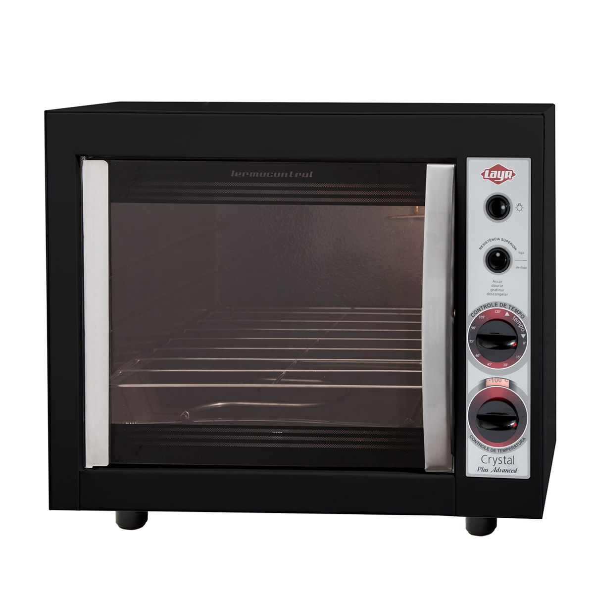 Forno Elétrico Crystal Plus Advanced 46l Layr Cinza 220v