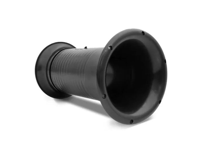 Aero Duto Profissional 4 Polegadas Preto