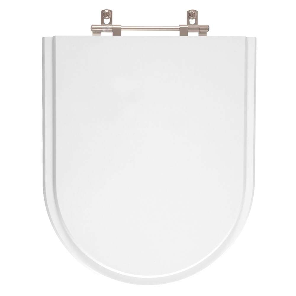 Tampa De Vaso Poliéster Firenze Branco Para Bacia Icasa 1.6gpf 6lpf