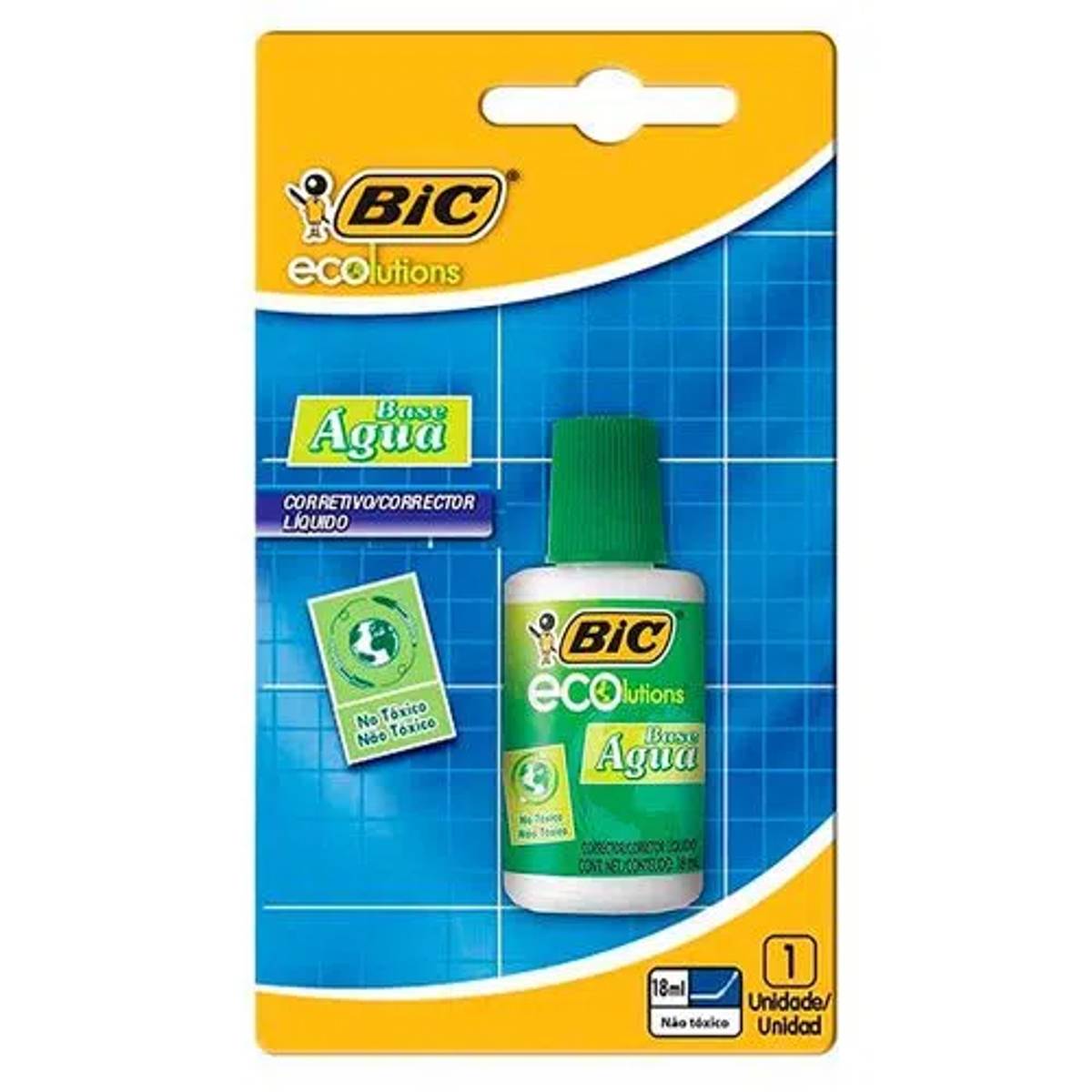 Corretivo Escolar Base de Água Bic 18ml