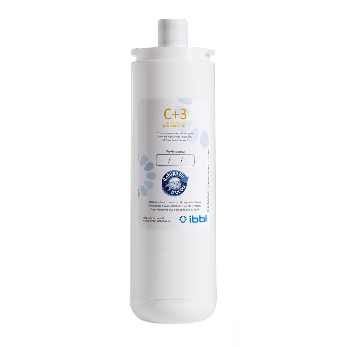 Refil para Purificador Refrigerado 1 Peça C+3 IBBL