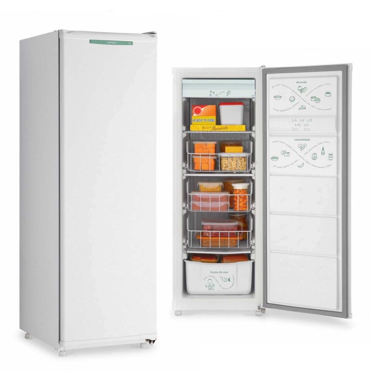 Freezer Vertical Consul Slim 142 Litros 220V CVU20GBBNA