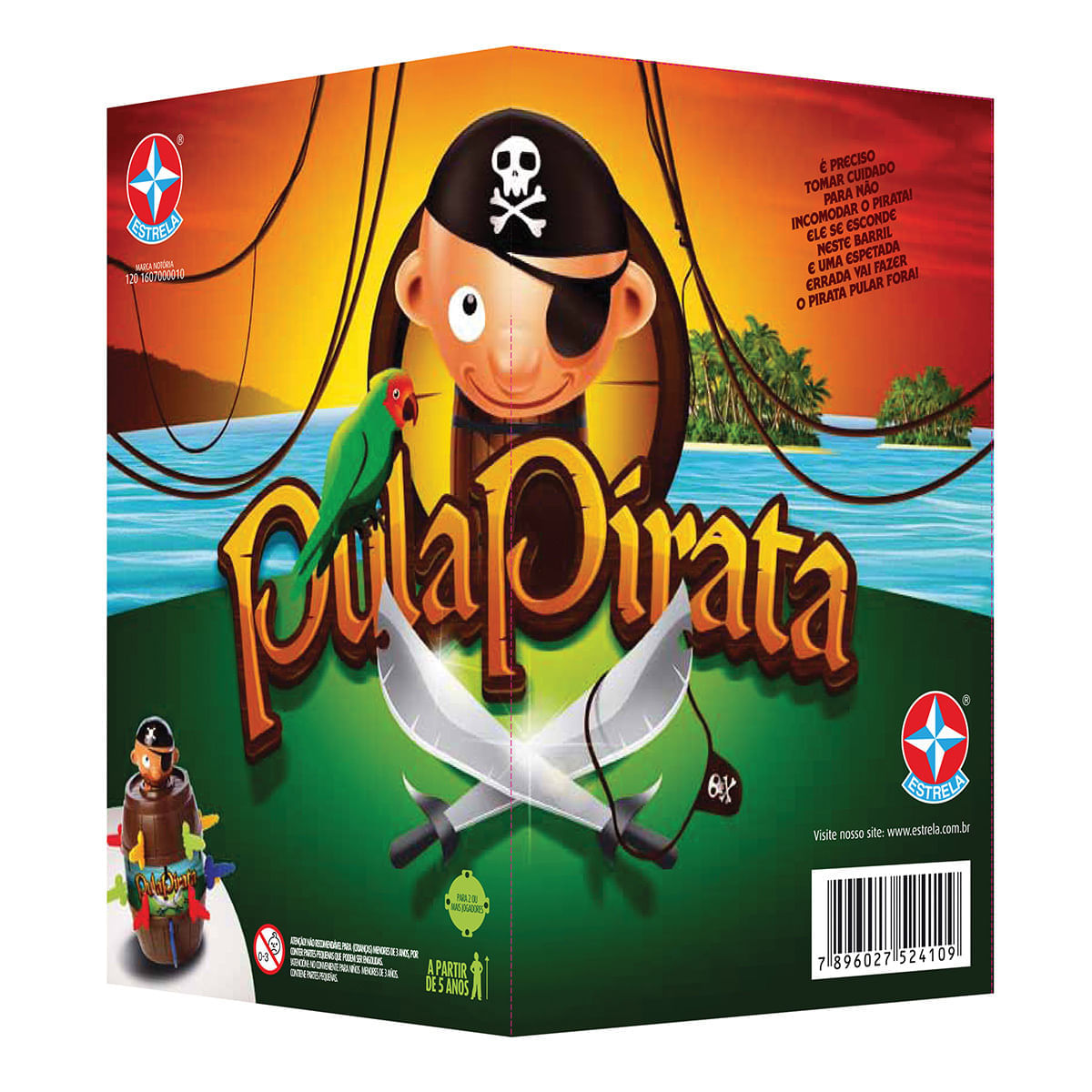 Jogo Pula Pirata Estrela