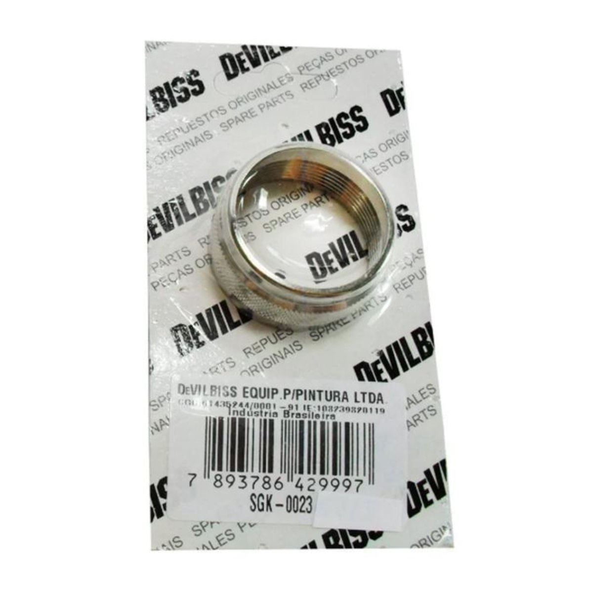 Anel Retenção Capa Devilbiss Sgk 0023 Para O Modelo Sgk