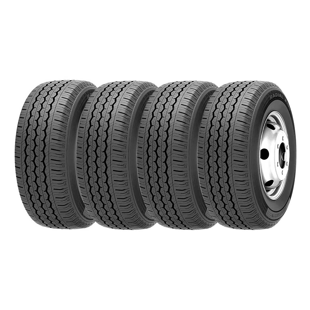 Kit 4 Pneus Aro 14 Westlake Cargo 185R14 H188 CR65790