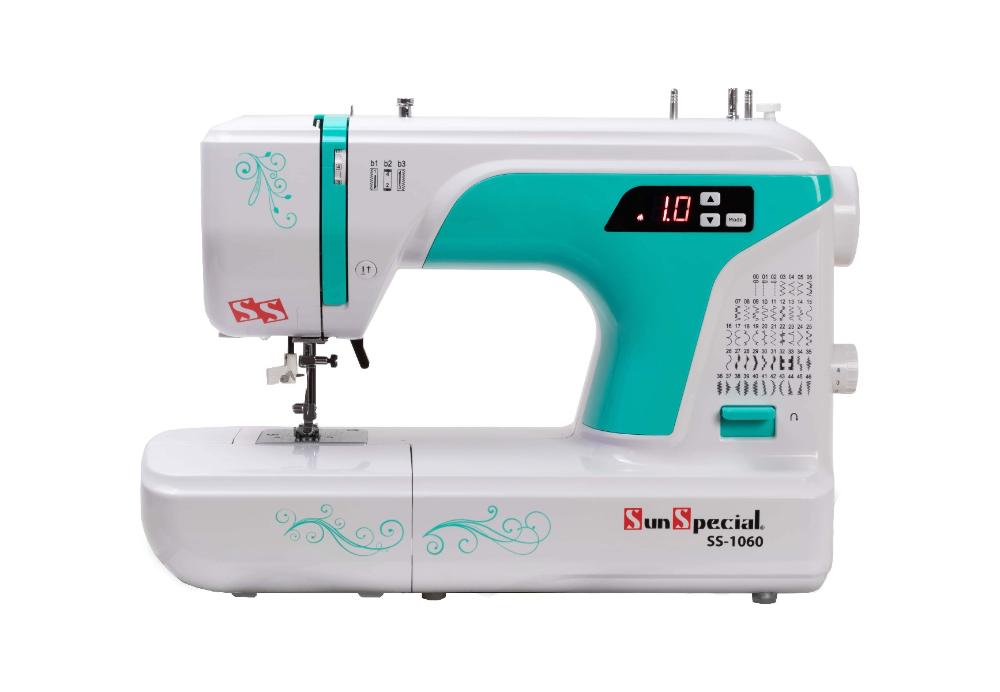 Máquina Costura Doméstica Ss-1060 Autovolt Eletrônica Verde - Sun Special