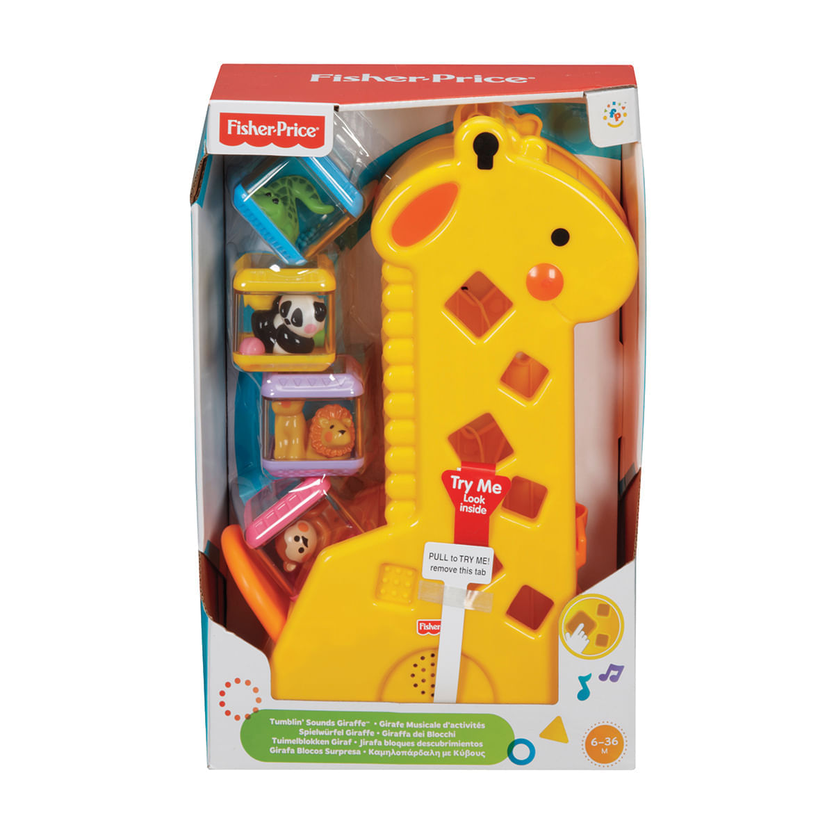 Girafa com Blocos 5 Peças Fisher-Price B4253