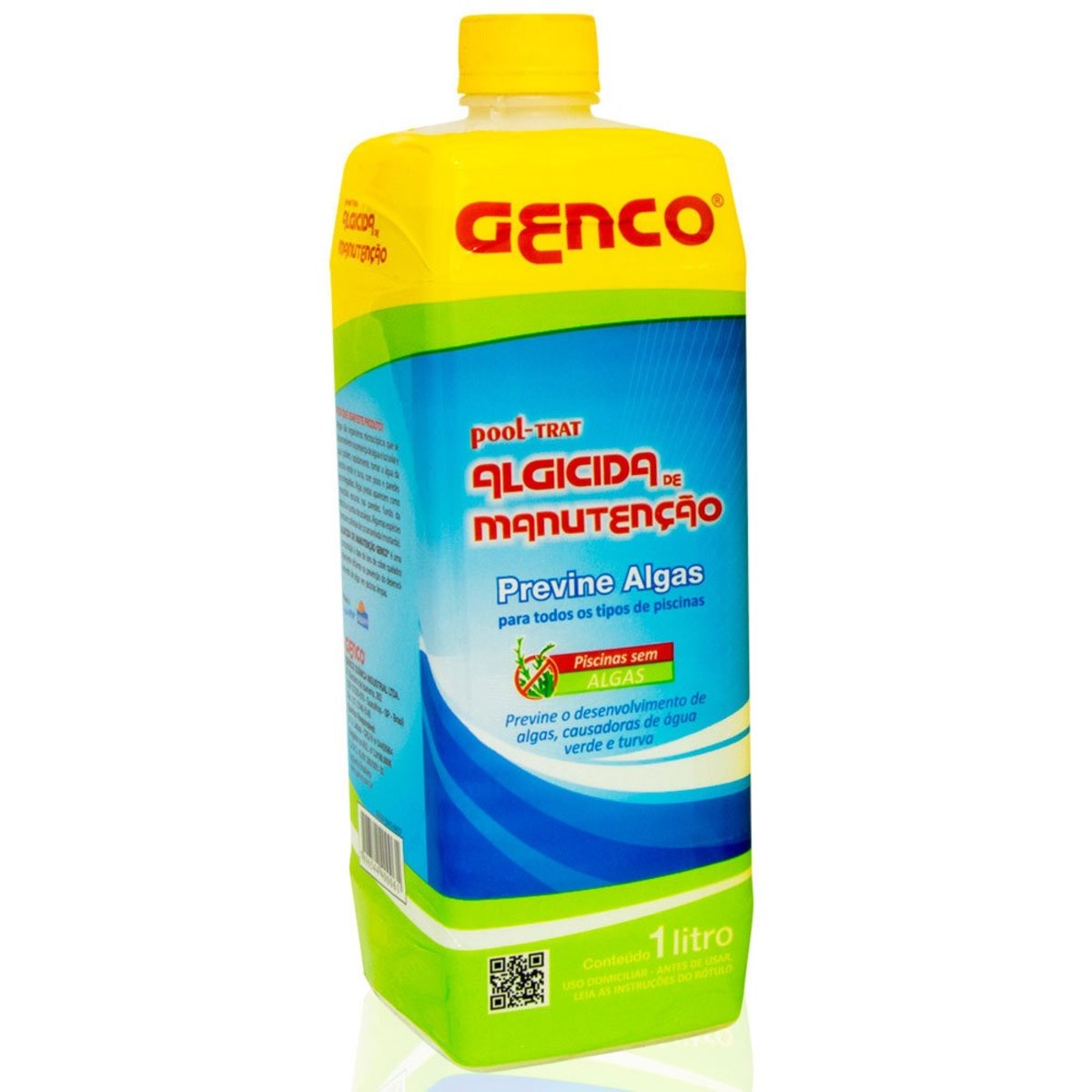 Algicida de manutenção 1 litro - POOL-TRAT - Genco
