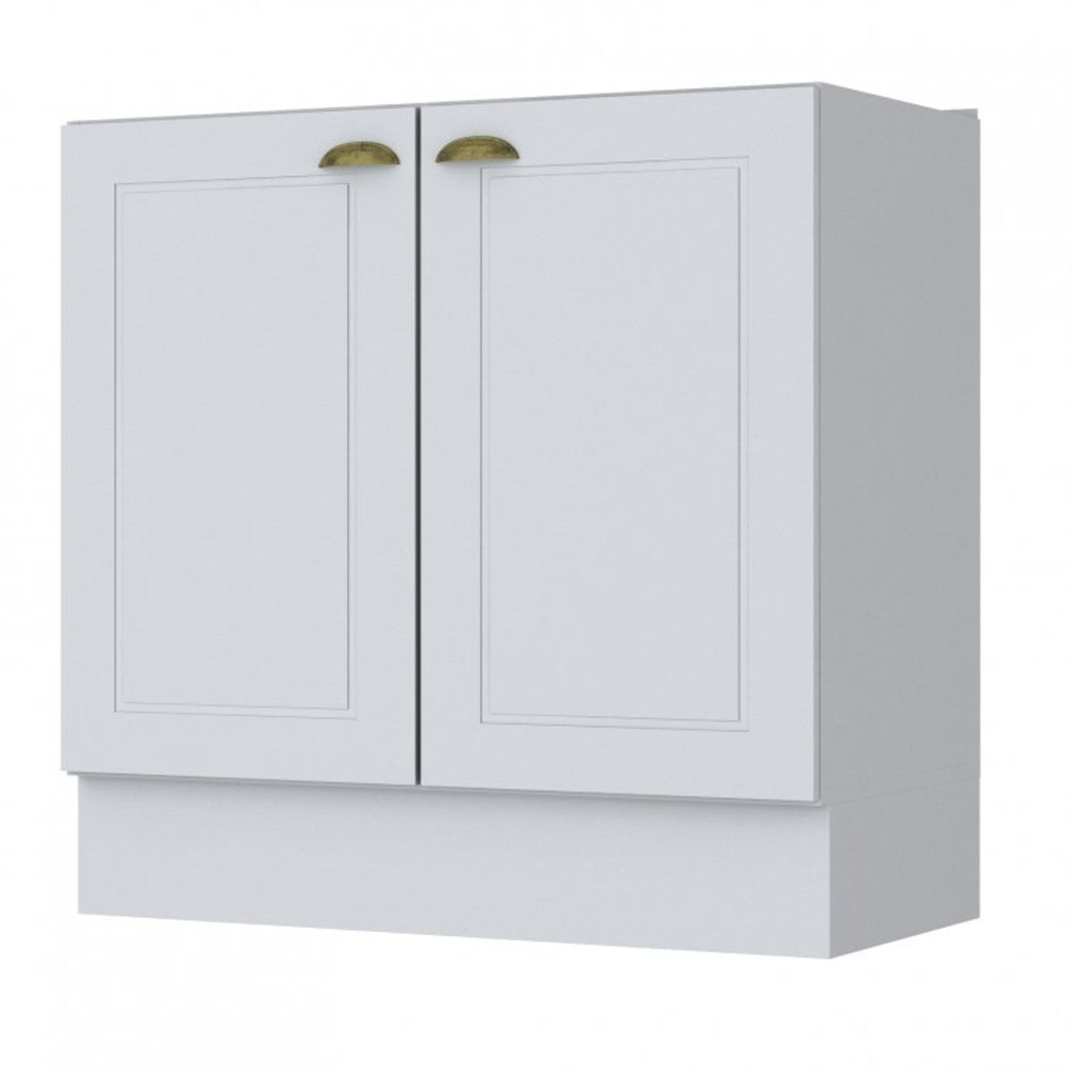 Balcão 2 Portas Clássico Americana Henn Branco Fosco