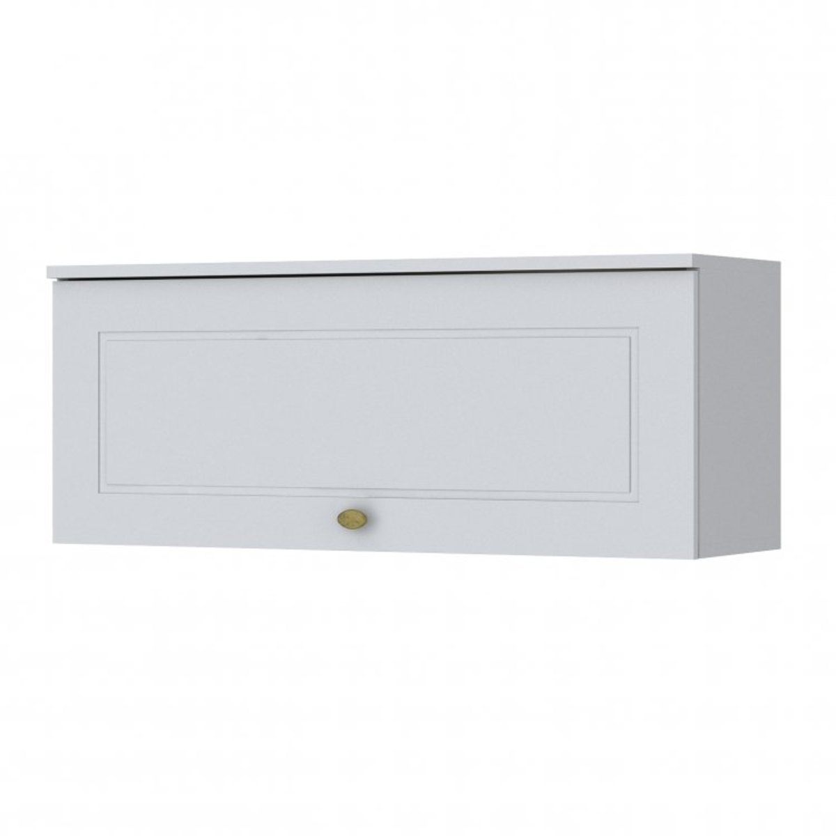 Armário Aéreo 1 Porta Basculante Americana Henn Branco Fosco